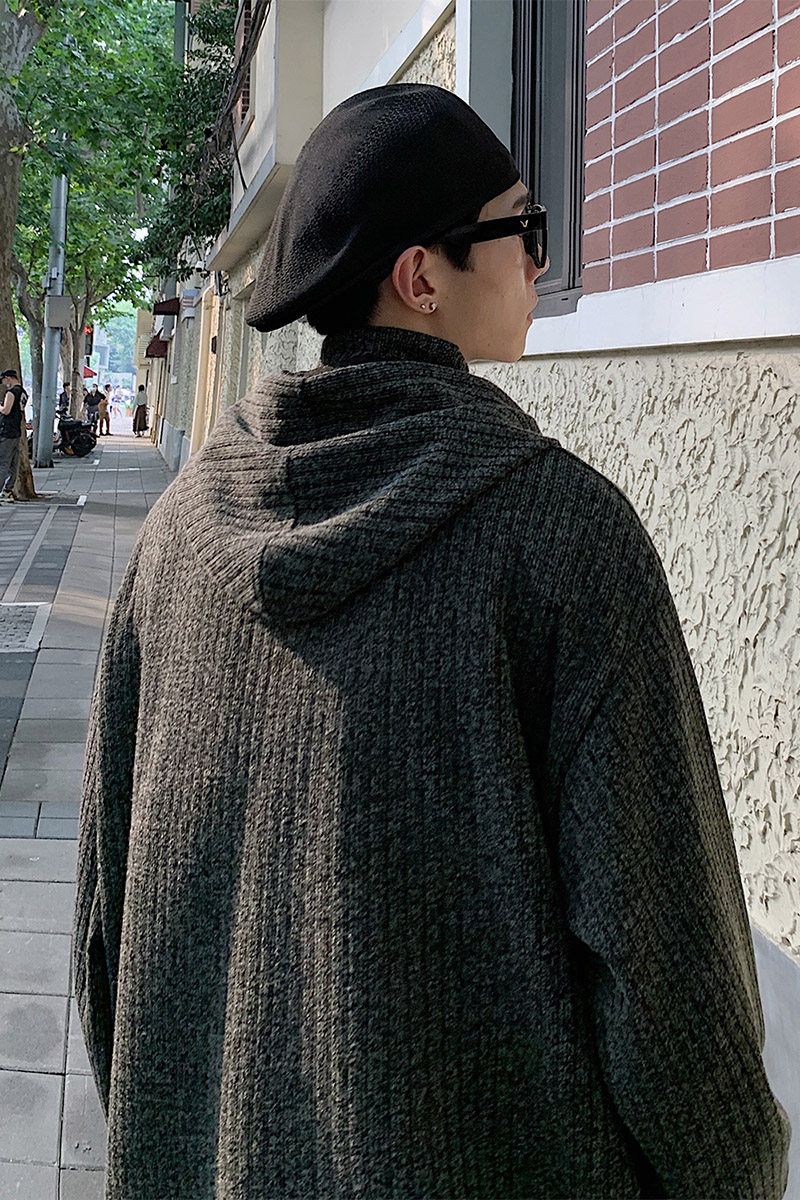 连帽潮流毛衣男宽松高领打底衫潮流韩版男士毛线衣HY14P70控85,男装针织衫/毛衣,电商A102B
