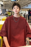 大地色系短袖t恤男圆领宽松男士纯白色打底衫2024夏新款HY33TP16，男装T恤，电商A102B