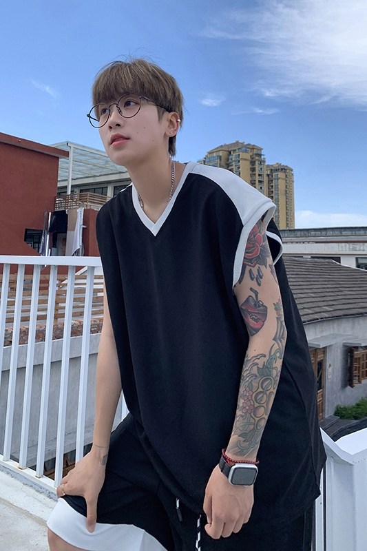 新款时尚潮流宽松休闲运动服美式外穿篮球运动服套装T10TP50控78,男装衬衫,电商A102B