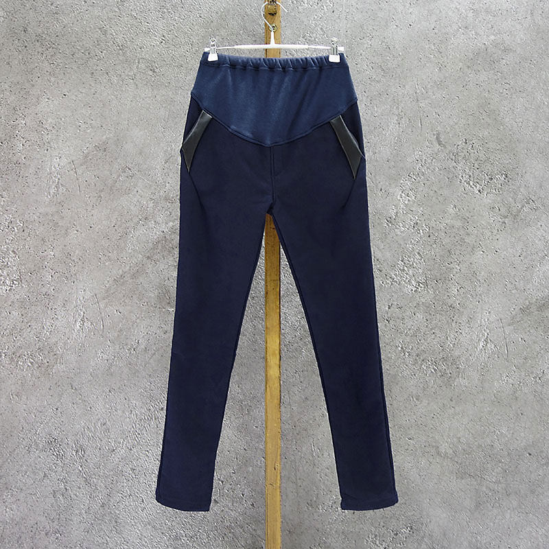 内层绒面弹力显瘦小脚加厚长裤