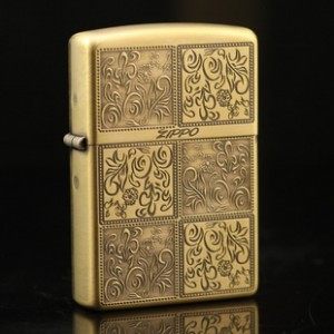 美国原装正品 芝宝打火机 纯铜深雕唐草 春暖花开ZAR-BB 限量1000
