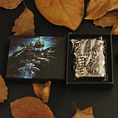 美国原装正品 ZIPPO打火机 骷髅藏银巫妖王 专柜正版 限量版珍藏