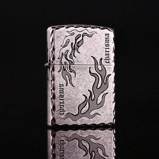 美国原装正品 ZIPPO打火机 日韩版 古银魅力火焰A 专柜正版限量版