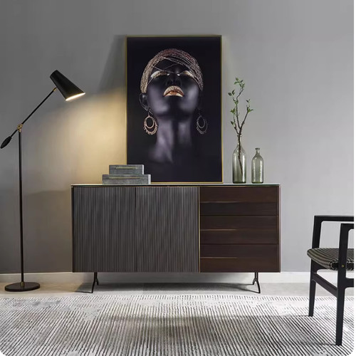 意式极简餐边柜现代简约客厅北欧轻奢入户玄关柜储物柜墙边装饰柜