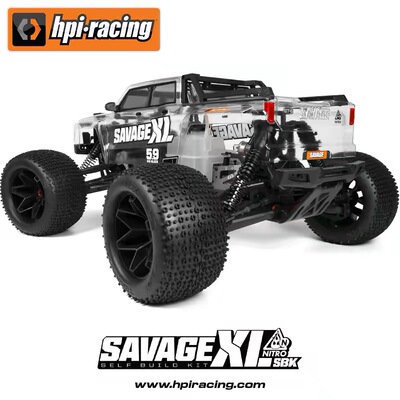 HPI Savage XL 5.9 SBK油动1/8遥控四驱大脚车越野车车架版160550