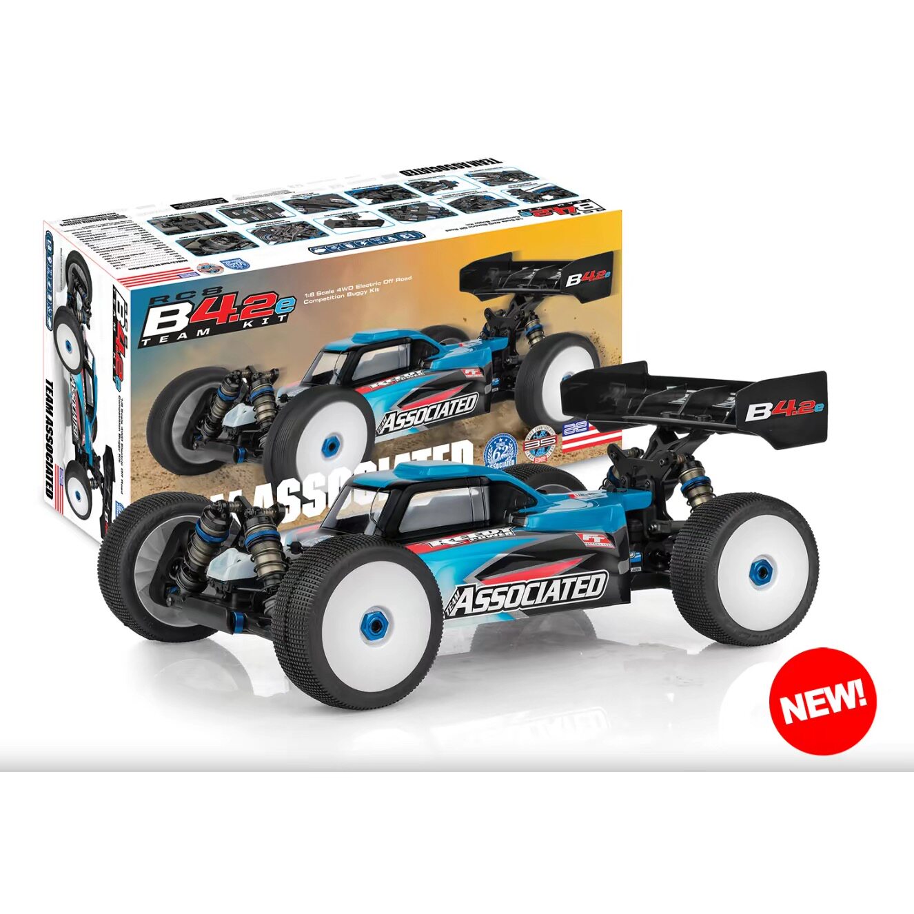 AE Associated 1/8 8B4.2e无刷电动越野车/油动越野车（现货发）