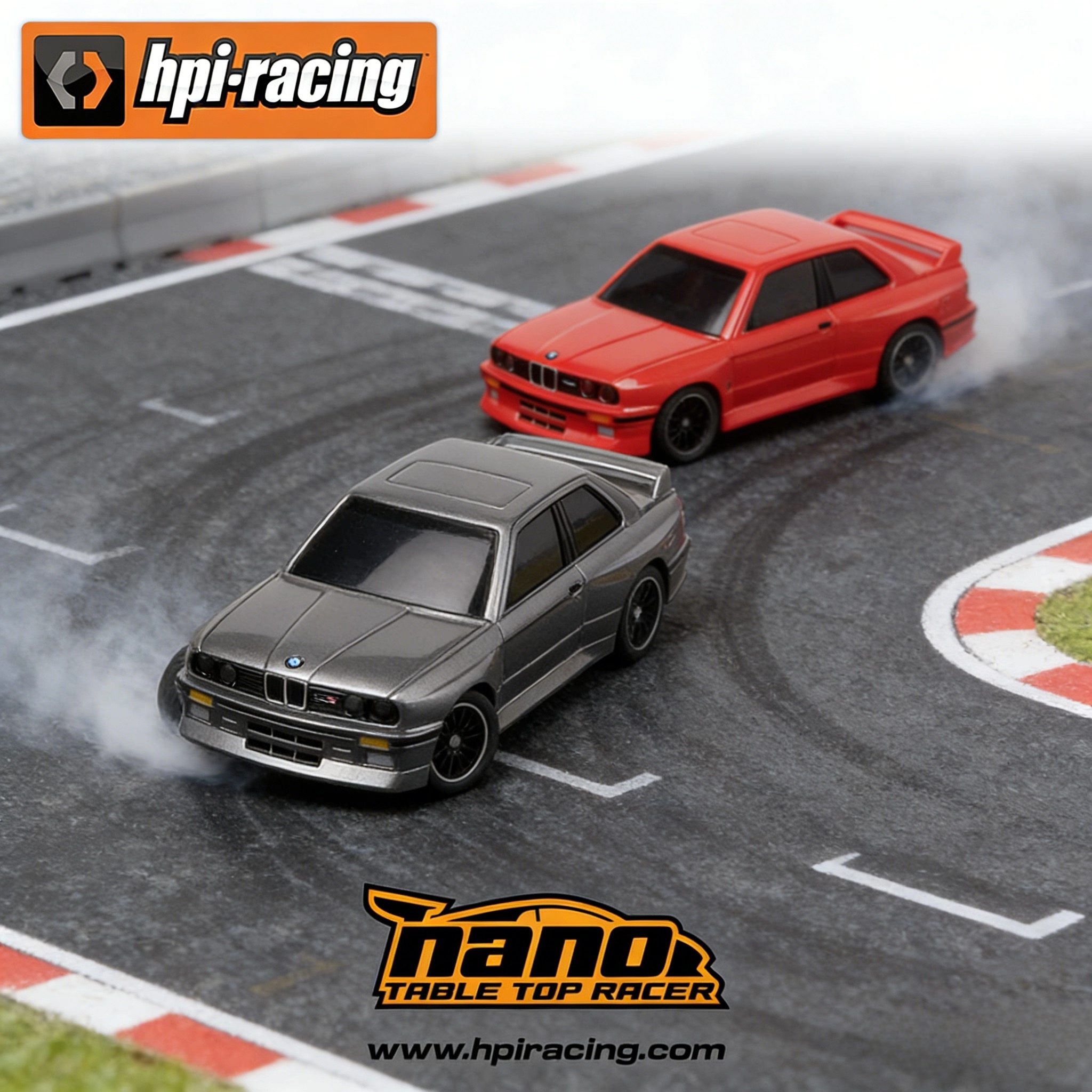 HPI 1/64 Nano宝马E30 BMW仿真RC迷你遥控漂移车全比例模型车蚊车