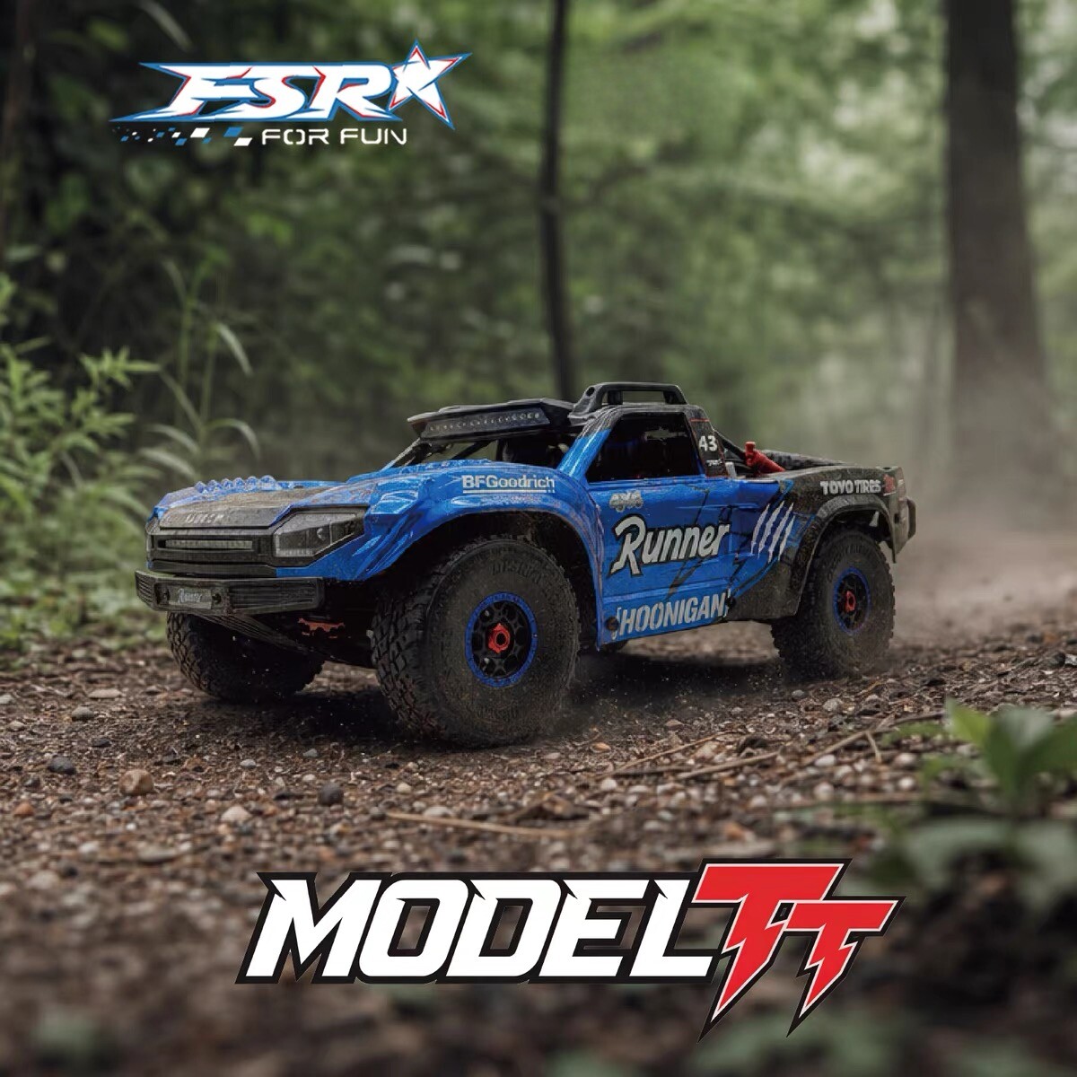 飞神新品!飞神沙漠风暴1/7 6s/8s短卡遥控车。