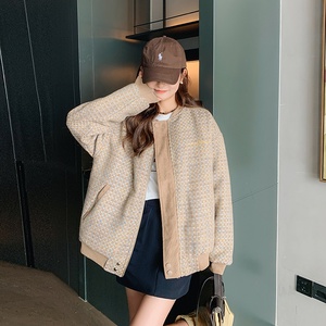 档口现货 小香风小个子百搭夹克女7568P145控198图片