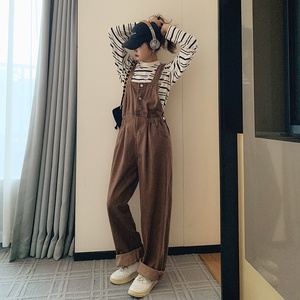 档口现货新款牛仔背带裤女7570P115控168,登山户外服装搭配图片