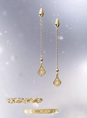 奶油慕斯戒指戒指星星纯银日系女