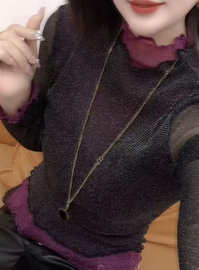 早春chic上衣女绝美巨好看的小内搭韩系独特漂亮小衫设计感打底衫