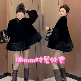 大码胖mm巨好看二棉外套女款2025新款秋冬季女装显瘦夹棉韩系上衣