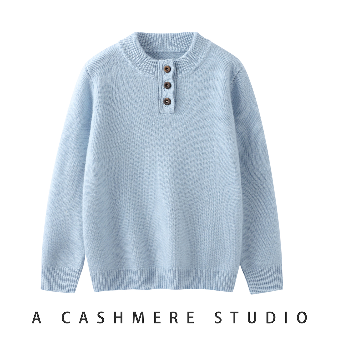 儿童七针加厚软糯100%纯山羊绒衫