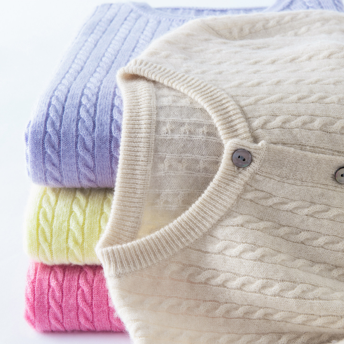 儿童100纯山羊绒开衫男童圆领麻花针织衫上衣秋冬季女童毛衣外套