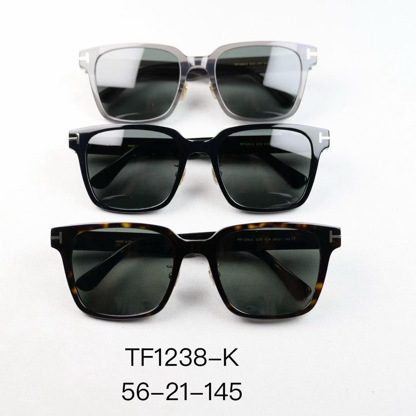 TF墨镜男女款复古时尚大框开车防紫外线板材太阳眼镜防晒TF1238-K