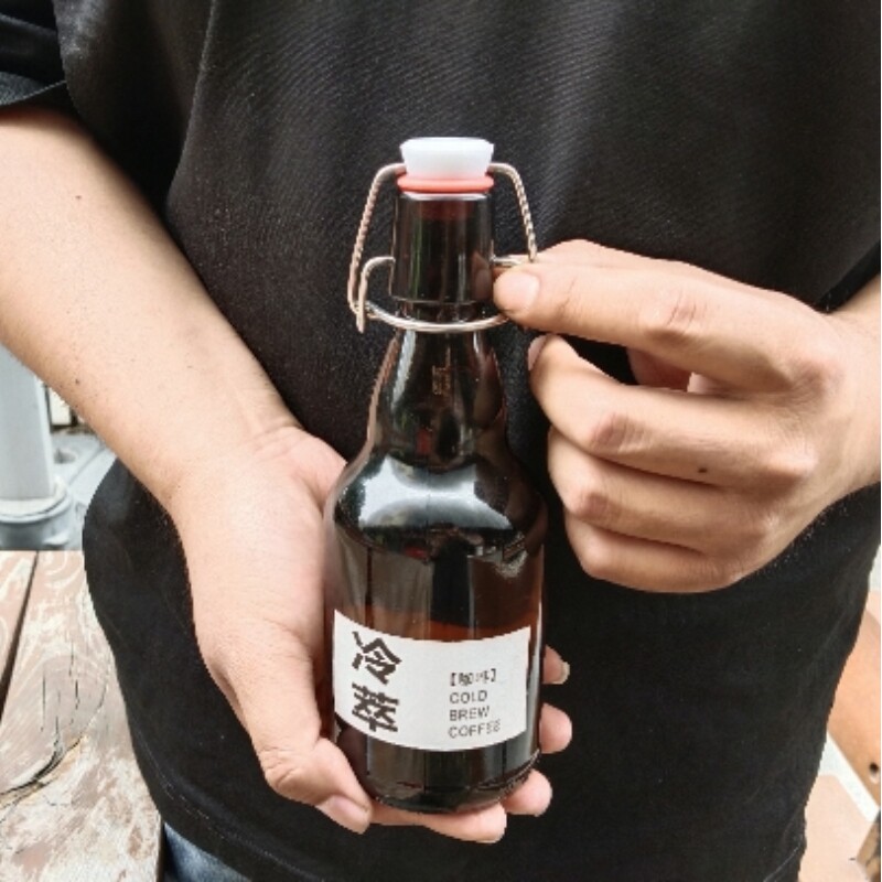 咖啡店冰酿咖啡玻璃密封罐