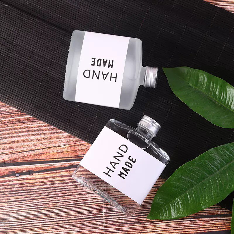 创意好看的冷萃咖啡玻璃瓶随手密封小酒瓶鲜榨果汁分装空瓶子容器