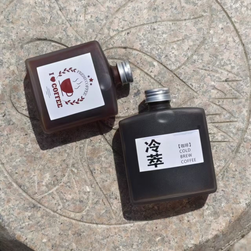 半斤装玻璃白酒瓶空瓶子100ml养生果酒瓶自酿分装磨砂小酒瓶250ml