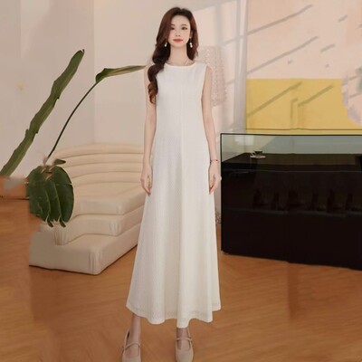 G家专柜正品2026夏季新款无袖束腰修身显瘦连衣裙150032-1K20271