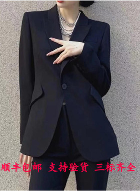 2025秋季新款女装正品一粒扣西装外套5400809-249111-001