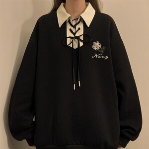 XZ413HW231.P55_25秋装新款宽松潮流休闲时尚男女同款POLO衫卫衣