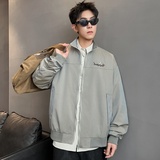 XZ413-HW155-P70-2025秋装新款渐变色绣花时尚青少年立领夹克外套，男装夹克，星座413（原星座105C）