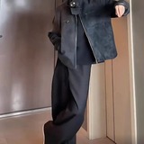 网图XZ413-HW170-P75-秋冬新款PU百搭青少年夹克外套，男装夹克，星座413（原星座105C）