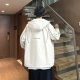 XZ413-HW252-P80-2024秋季新款休闲百搭时尚男女连帽夹克冲锋衣，男装夹克，星座413（原星座105C）
