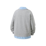 XZ413HT109J特批35-2026夏季新款休闲百搭时尚配色假两件长袖卫衣，男装卫衣，星座413（原星座105C）