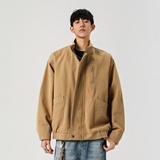 XZ413HW688-P60清货价卖完为止秋装休闲百搭美式复古水洗夹克外套，男装夹克，星座413（原星座105C）