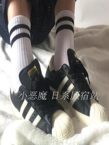 特价20元4双 男女情侣款日本原单纯棉袜子二道扛学生短袜运动风