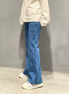 果果奥莱正品 阿迪达斯STELL 联名加厚阔侧拉链腿长裤FK7125偏大