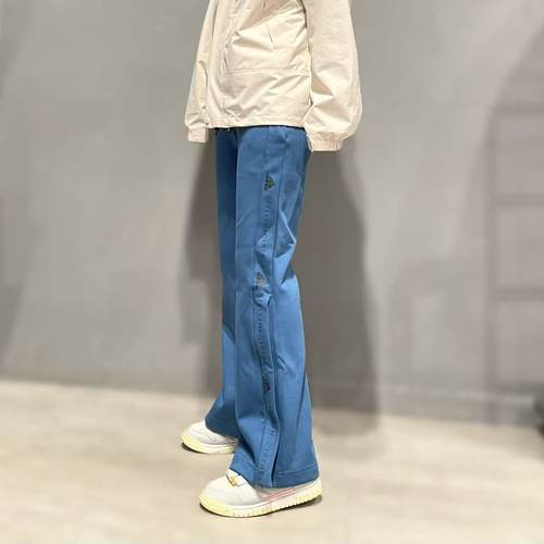 果果奥莱正品 阿迪达斯STELL 联名加厚阔侧拉链腿长裤FK7125偏大