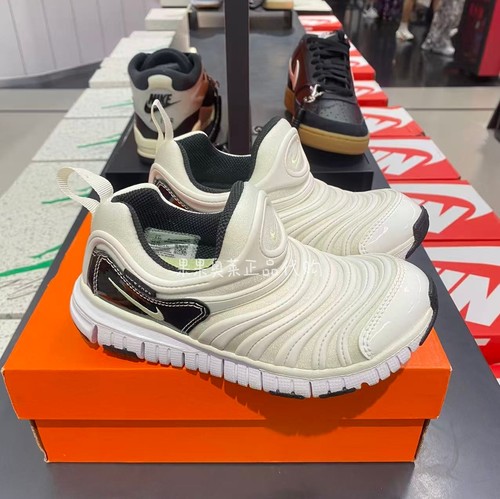 Nike/耐克 男女中童宝宝轻便耐磨舒适一脚蹬毛毛虫运动鞋343738