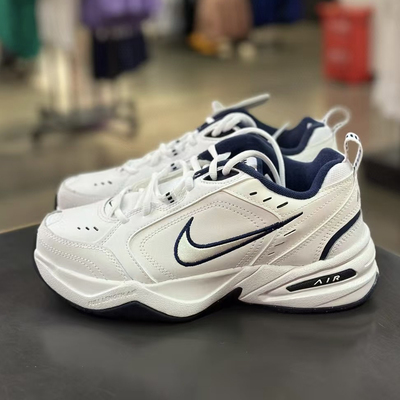 Nike/耐克 Air Monarch 4白蓝 黑武士 复古厚底老爹鞋415445-102