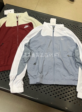 Nike 大童春秋梭织户外休闲运动夹克外套IF9134-619 IF0602-493