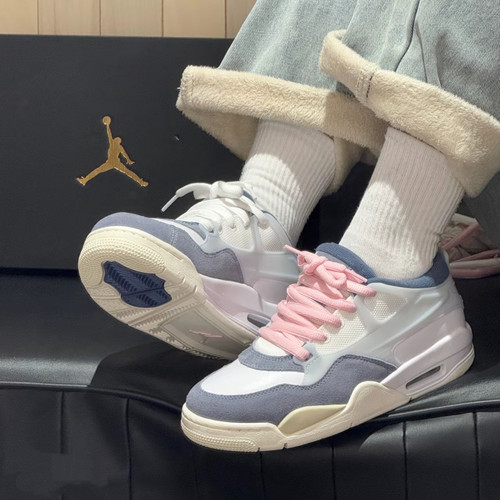 Nike/耐克 AIR JORDAN 4大童秋冬百搭缓震中帮运动板鞋FQ7938-101