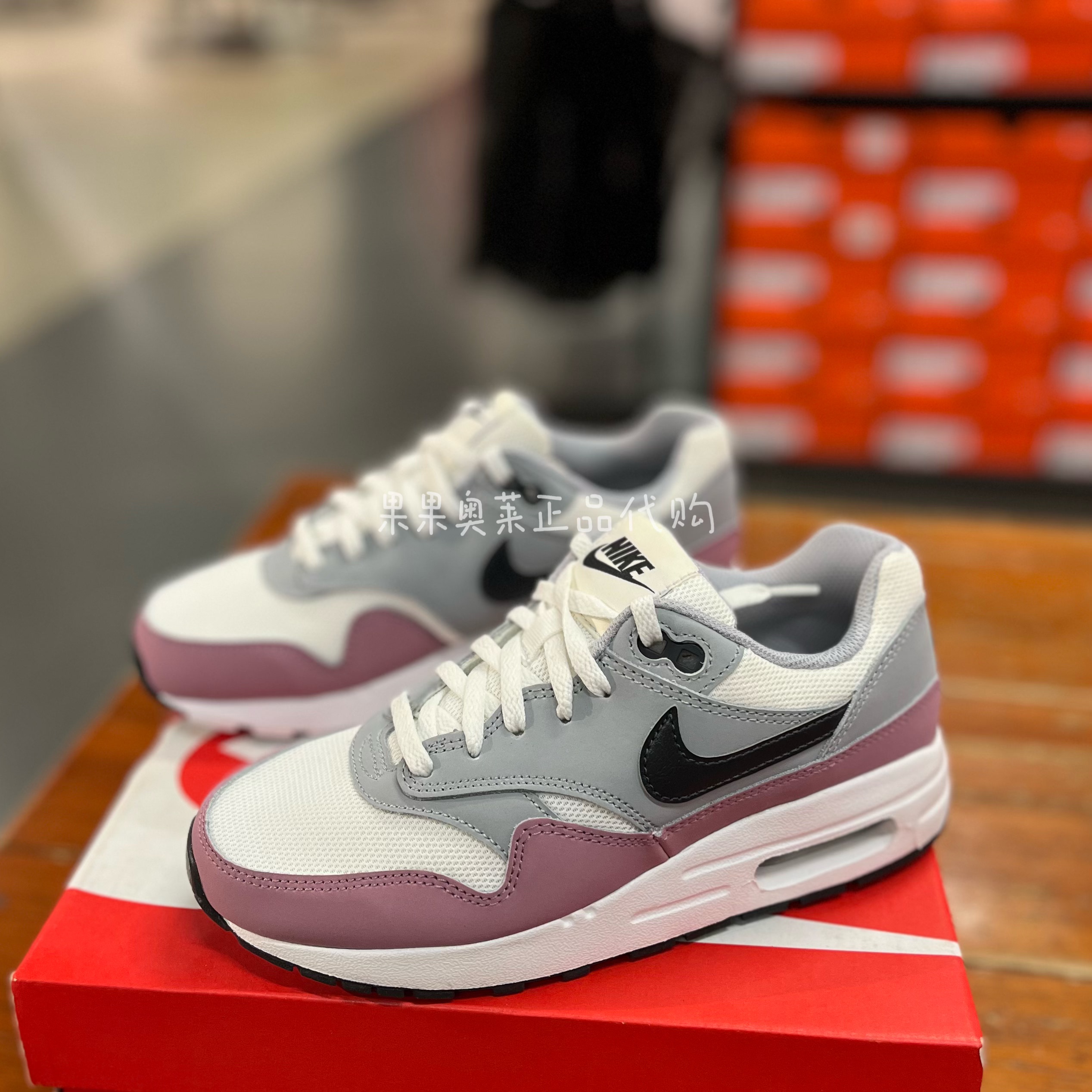 耐克Air Max 1大童气垫缓震运动休闲耐磨跑步鞋DZ3307-115