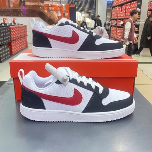 果果奥莱正品 耐克/Nike Court 男子黑脚趾 运动休闲板鞋838937