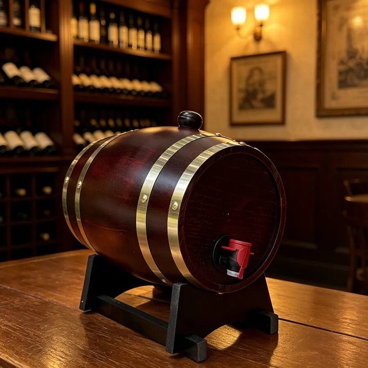 3L/桶法国圣彼雅诺100周年限定桶酿典藏款干红葡萄酒法国AOP级别