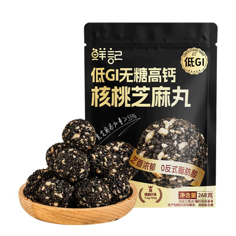 鲜记低GI无糖高钙核桃芝268g
