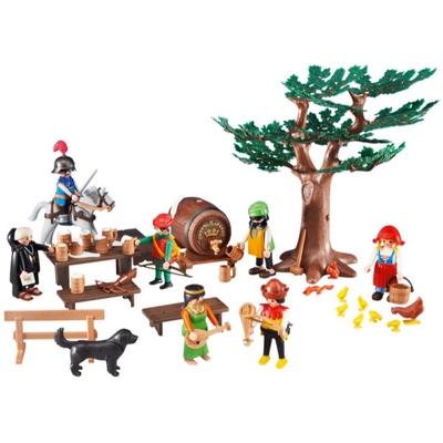 【袋装】playmobil摩比世界6464一群亡命徒6558菜园9832猪和羊