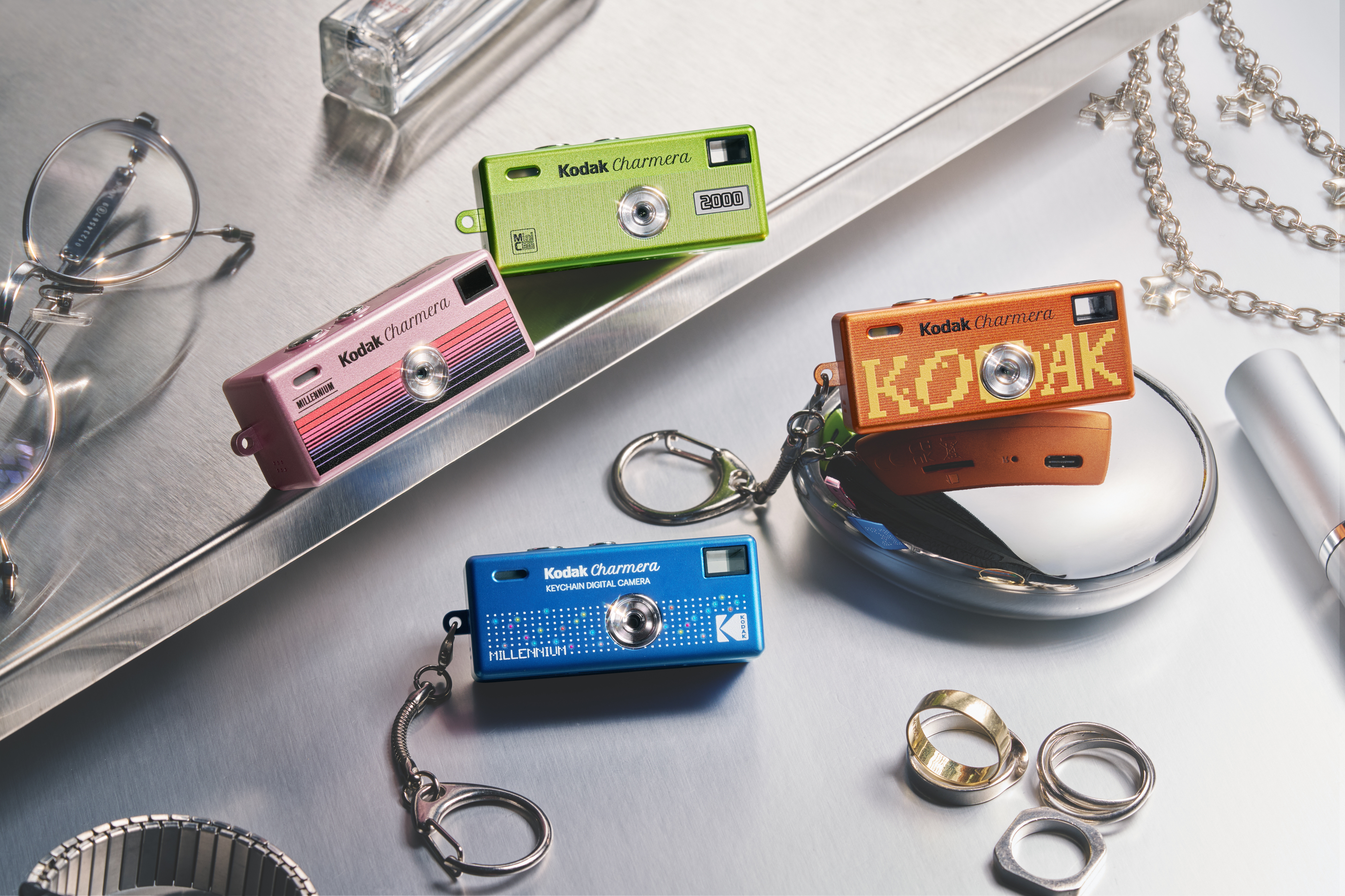 任选Kodak/柯达千禧年数码相机盲盒钥匙扣相机礼物现货玩具相机