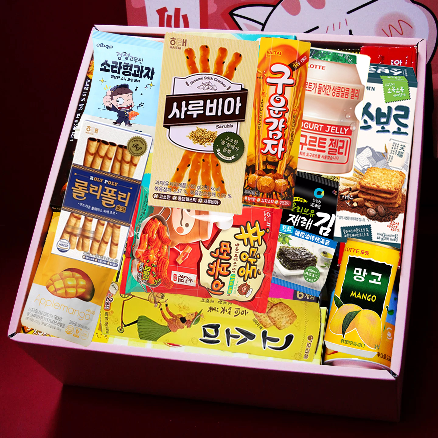 韩国高级进口高端零食独立包装大礼包空投儿童宝宝礼盒装混搭生日