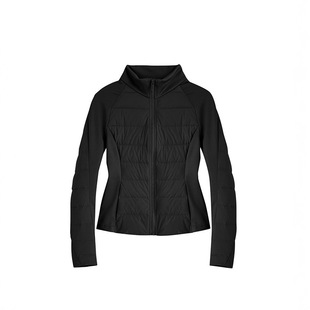 Lu家同源货瑜伽羽绒服小蛮腰运动外套90鸭绒轻薄立领保暖外套女冬