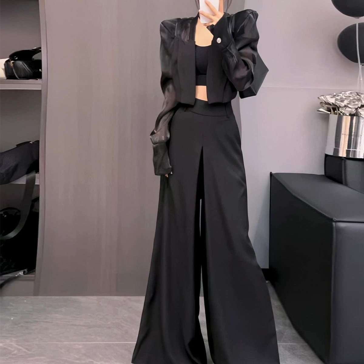 2026春秋时尚百搭新款气质小香风薄上衣拼接短款防晒衣西装外套女,女装/女士精品,休闲运动套装,淘宝优惠券,粉丝福利购,淘宝优惠卷