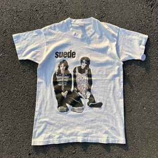 300克重磅不透！Suede 乐队T恤圆领短袖潮牌百搭男女宽松美式摇滚