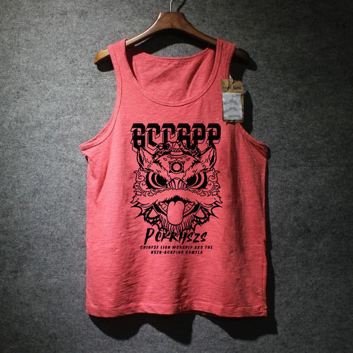 夏季美式清仓吊带背心男女休闲上