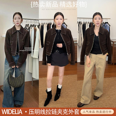 修身短款皮衣外套休闲风